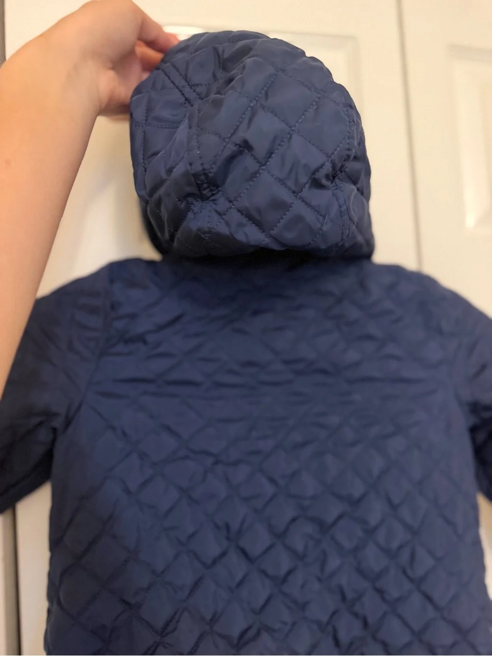 The Children's Place Navy Quilted Hooded Puffer Jacket